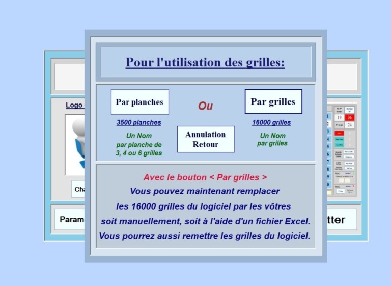 Info Gestion des Grilles