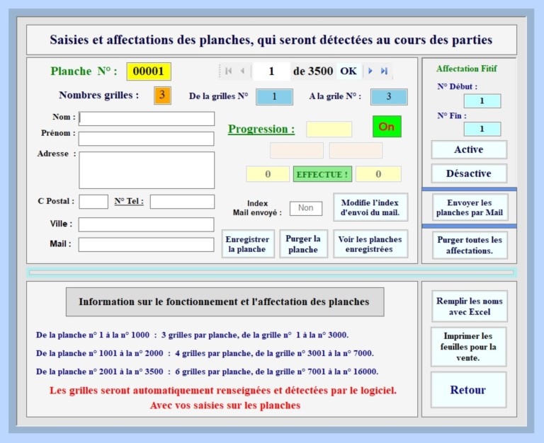 Gestion par Planche