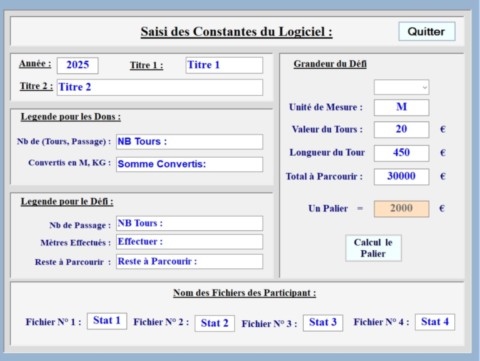 contante du défi
