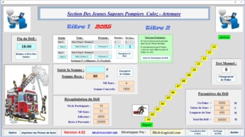 Interface du Défi